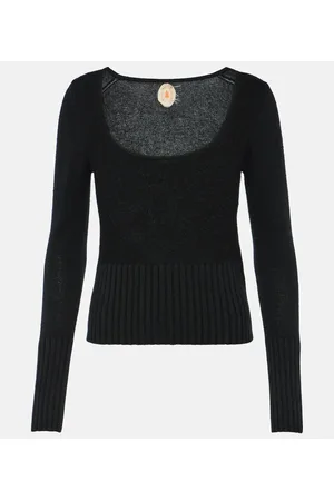 Jardin des Orangers Pullover in maglia a coste di cashmere