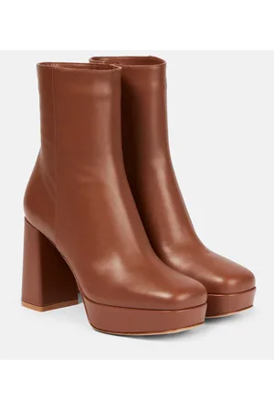 Gianvito Rossi Stivaletti Daisen in pelle