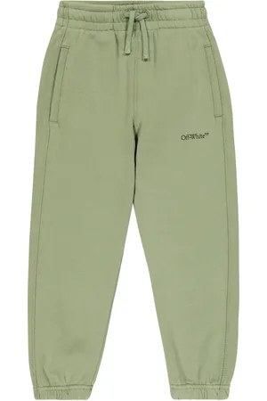 OFF-WHITE Pantaloni sportivi in cotone con logo