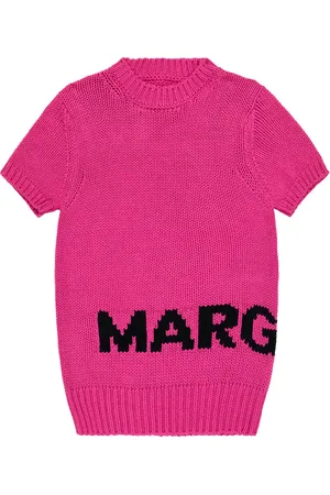 Maison Margiela Pullover in misto cotone con logo