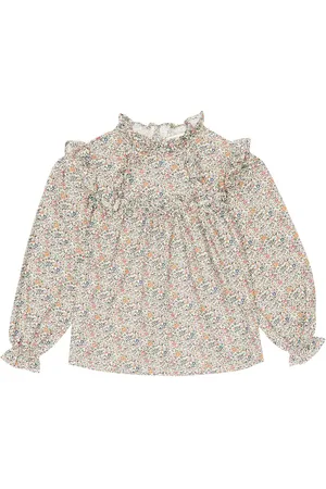 The New Society Blusa Katie in cotone con stampa