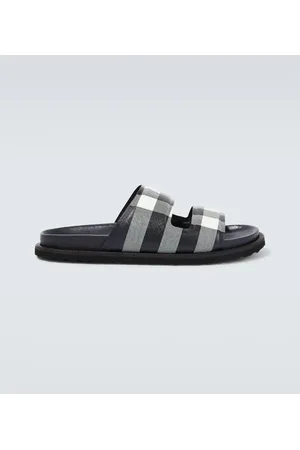 Burberry Sandali in canvas a quadri