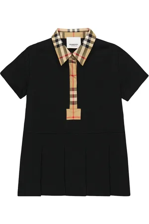 Burberry Baby - Abito in cotone plissé