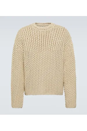 Stone Island Pullover Marina in macramé con logo