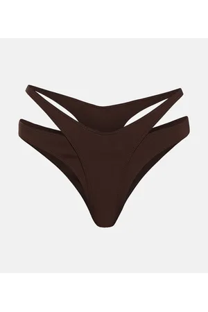MUGLER Slip bikini a strati con cut-out