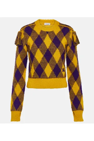 Burberry Pullover Argyle in lana jacquard