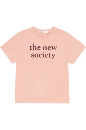 The New Society T-shirt in cotone con logo
