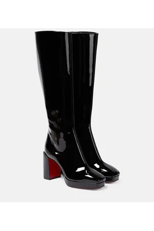 Christian Louboutin Stivali Alleo in vernice