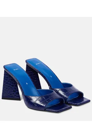 The Attico Sandali Mini Devon 85 in pelle stampata