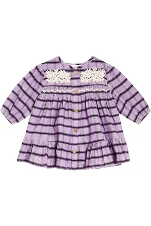 Louise Misha Baby - Abito Massilia in cotone a quadri