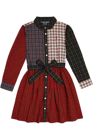 Ralph Lauren Abito Junia in cotone a quadri
