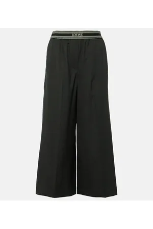 Loewe Pantaloni a gamba larga in lana