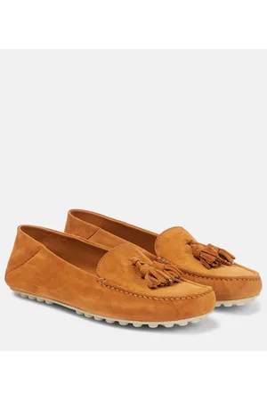Loro Piana Mocassini Dot Sole in suede