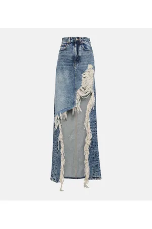 Vetements Gonna lunga di jeans