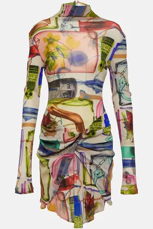 OFF-WHITE Miniabito con stampa