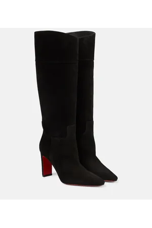 Christian Louboutin Stivali Supra Botta 85 in suede