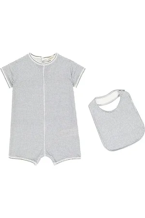 Caramel Baby - Body e bavaglino Petersham in cotone