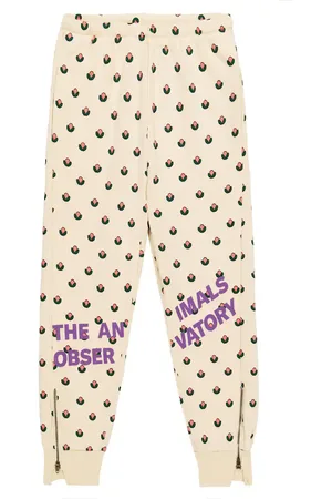 The Animals Observatory Pantaloni Phanter in cotone con stampa