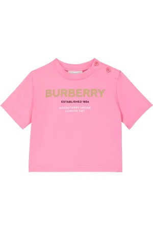 Burberry Baby - T-shirt in misto cotone