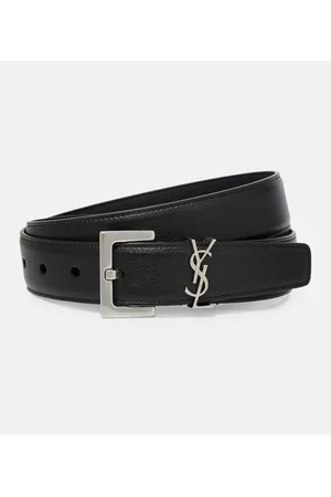 Saint Laurent Cintura Cassandre 30 in pelle