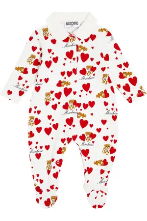 Moschino Baby - Tutina in misto cotone con stampa