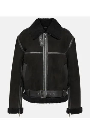Totême Giacca in suede e shearling
