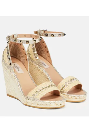 VALENTINO GARAVANI Espadrillas Rockstud con zeppa