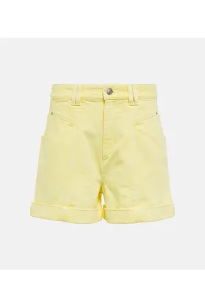 Isabel Marant Shorts di jeans Vetanio a vita alta