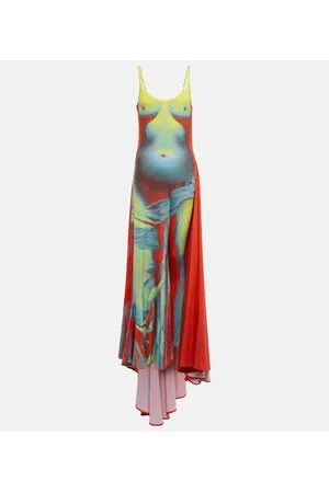 Y / PROJECT X Jean Paul Gaultier - Abito lungo Body Morph