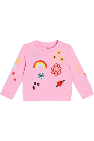 Stella McCartney Baby - Felpa in jersey di cotone con ricami