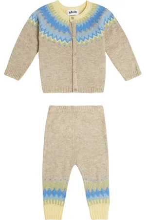 Molo Baby - Cardigan e pantaloni in misto lana