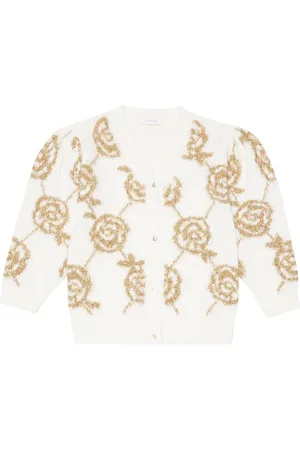 MONNALISA Cardigan in lana con lamé