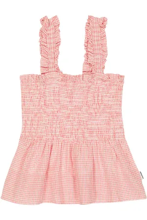 Molo Top Rosine Red Check in cotone