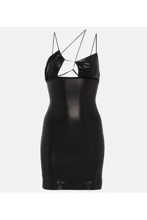 Nensi Dojaka Miniabito aderente con cut-out