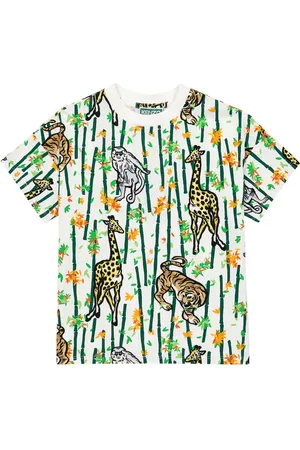 Kenzo T-shirt Bamboo in jersey di cotone