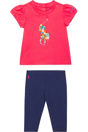 Ralph Lauren Baby - T-shirt e leggings in cotone