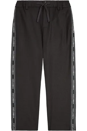Dolce & Gabbana Pantaloni sportivi in lana con logo