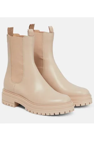 Gianvito Rossi Stivaletti Chester in pelle