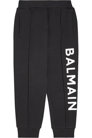 Balmain Pantaloni sportivi in jersey di cotone