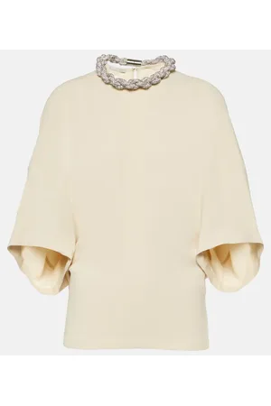 Stella McCartney Top oversize in cady