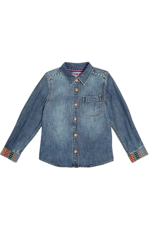 Scotch&Soda Camicia di jeans con ricamo