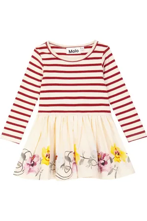 Molo Baby - Abito Candi a righe con stampa