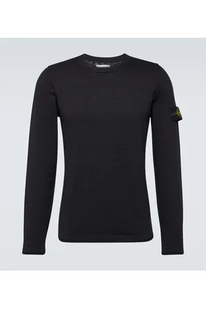 Stone Island Pullover Compass in misto cotone