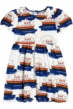 Mini Rodini Abito in cotone con stampa