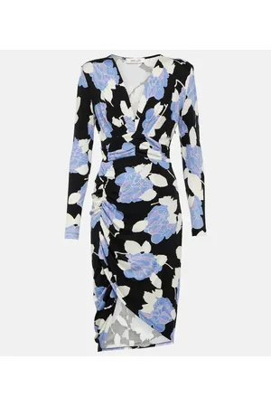 Diane von Furstenberg Abito midi Magena con stampa
