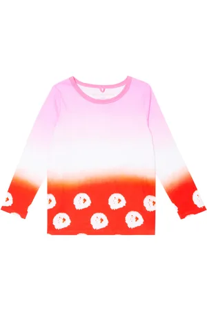 Stella McCartney Top tie-dye in cotone