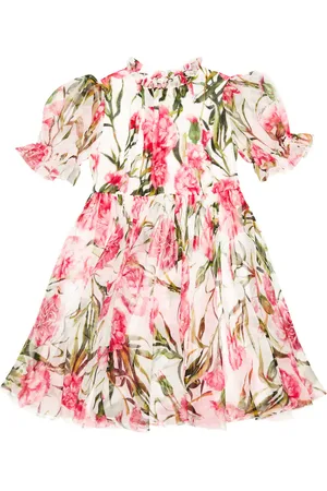 Dolce & Gabbana Abito in seta con stampa
