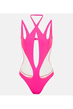 MUGLER Body in jersey e mesh