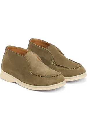 Loro Piana Stivali Open Walk in suede