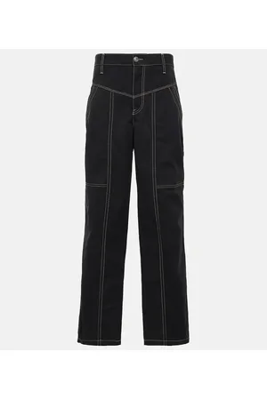 Marant Etoile Jeans Denzel a vita alta e gamba larga